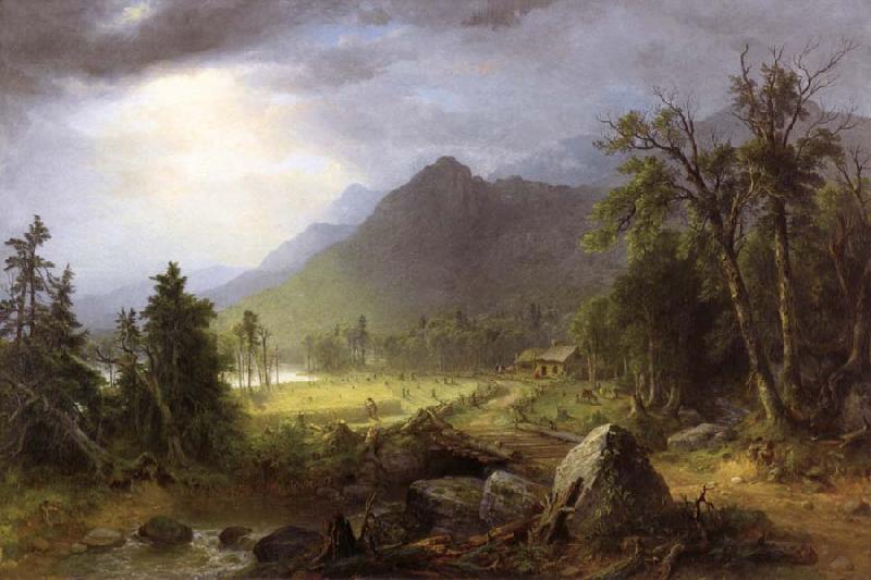Asher Brown Durand The First Harvest in the Wilderness oil painting picture
